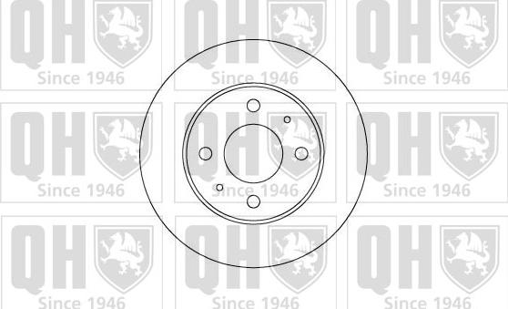 Quinton Hazell BDC3809 - Гальмівний диск avtolavka.club