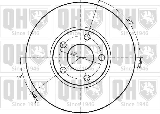 Quinton Hazell BDC3824 - Гальмівний диск avtolavka.club