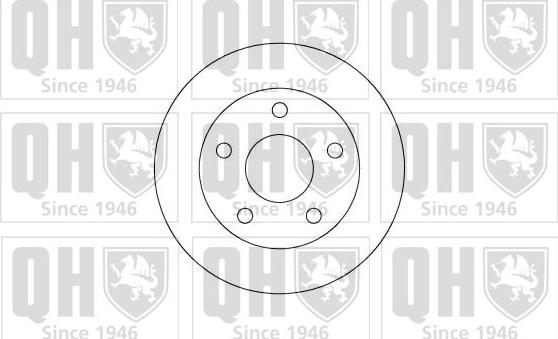 Quinton Hazell BDC3821 - Гальмівний диск avtolavka.club