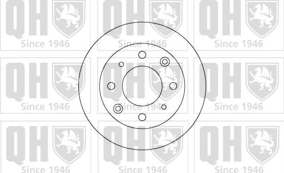 Quinton Hazell BDC3384 - Гальмівний диск avtolavka.club