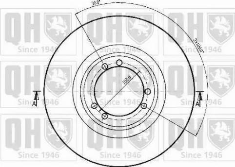 Quinton Hazell BDC3272 - Гальмівний диск avtolavka.club