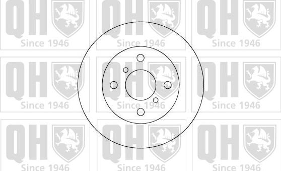 Quinton Hazell BDC3700 - Гальмівний диск avtolavka.club