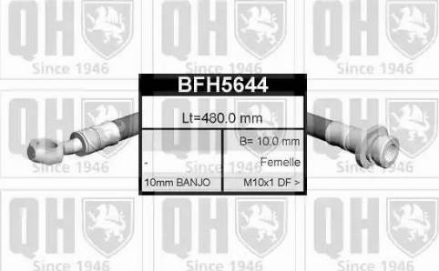 Quinton Hazell BFH5644 - Гальмівний шланг avtolavka.club