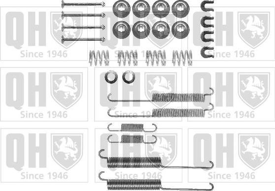 Quinton Hazell BFK413 - Комплектуючі, барабанний гальмівний механізм avtolavka.club