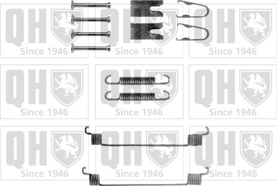 Quinton Hazell BFK434 - Комплектуючі, барабанний гальмівний механізм avtolavka.club