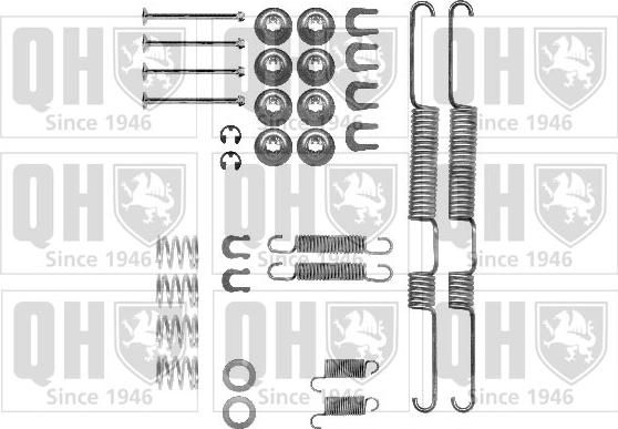 Quinton Hazell BFK354 - Комплектуючі, барабанний гальмівний механізм avtolavka.club