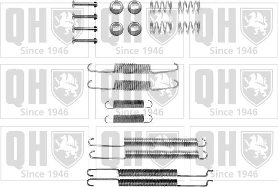 Quinton Hazell BFK278 - Комплектуючі, барабанний гальмівний механізм avtolavka.club