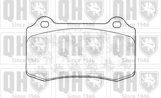 Quinton Hazell BP1339 - Гальмівні колодки, дискові гальма avtolavka.club