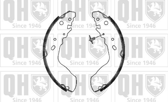 Quinton Hazell BS997 - Комплект гальм, барабанний механізм avtolavka.club