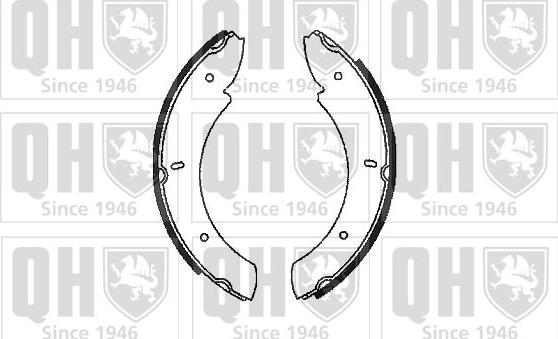 Quinton Hazell BS938 - Комплект гальм, ручник, парковка avtolavka.club