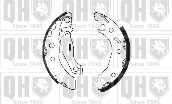 Quinton Hazell BS933 - Комплект гальм, барабанний механізм avtolavka.club