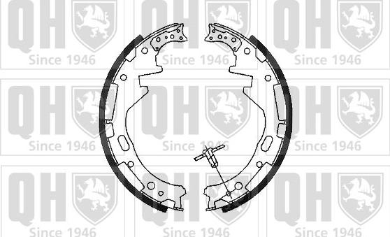 Quinton Hazell BS925 - Комплект гальм, барабанний механізм avtolavka.club