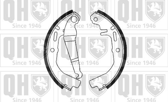 Quinton Hazell BS560 - Комплект гальм, барабанний механізм avtolavka.club