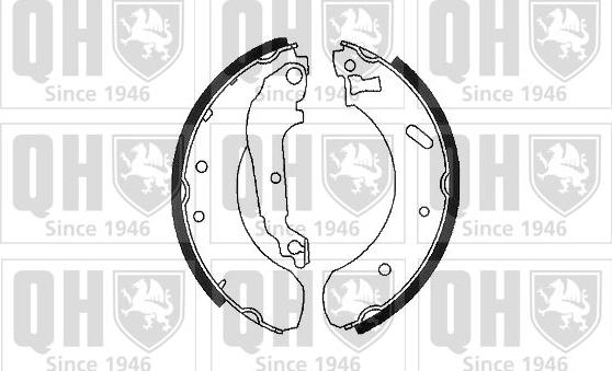 Quinton Hazell BS695 - Комплект гальм, барабанний механізм avtolavka.club