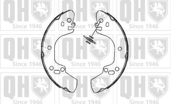 Quinton Hazell BS1031 - Комплект гальм, барабанний механізм avtolavka.club