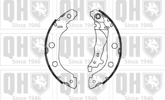 Quinton Hazell BS1033 - Комплект гальм, барабанний механізм avtolavka.club