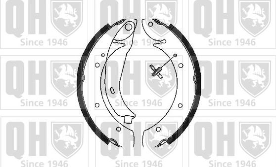 Quinton Hazell BS1075 - Комплект гальм, барабанний механізм avtolavka.club