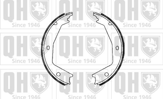 Quinton Hazell BS1073 - Комплект гальм, ручник, парковка avtolavka.club