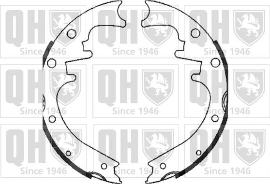 Quinton Hazell BS1072 - Комплект гальм, барабанний механізм avtolavka.club