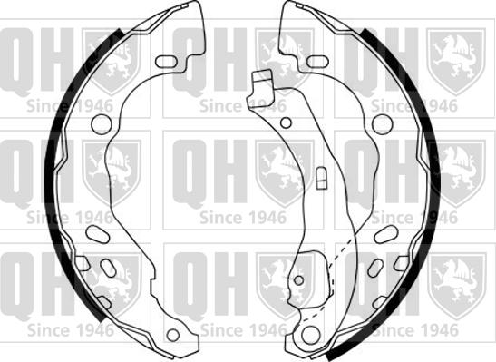 Quinton Hazell BS1144 - Комплект гальм, барабанний механізм avtolavka.club