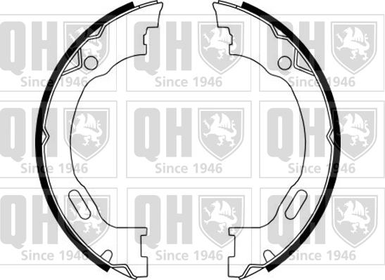 Quinton Hazell BS1143 - Комплект гальм, ручник, парковка avtolavka.club