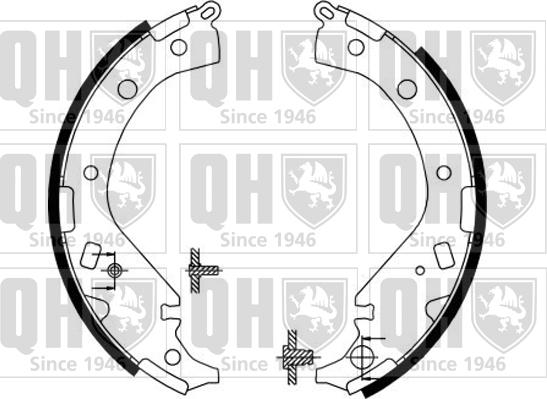 Quinton Hazell BS1147 - Комплект гальм, барабанний механізм avtolavka.club