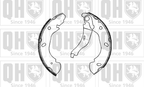 Quinton Hazell BS1117 - Комплект гальм, барабанний механізм avtolavka.club