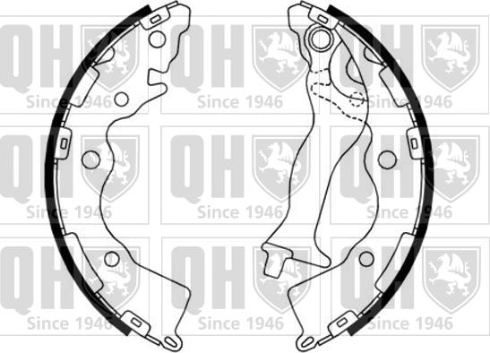 Quinton Hazell BS1185 - Комплект гальм, барабанний механізм avtolavka.club
