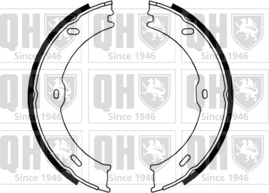 Quinton Hazell BS1182 - Комплект гальм, ручник, парковка avtolavka.club