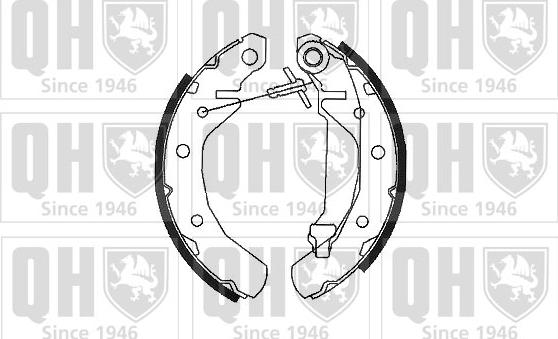 Quinton Hazell BS1125 - Комплект гальм, барабанний механізм avtolavka.club