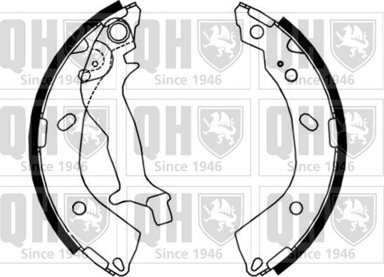 Quinton Hazell BS1174 - Комплект гальм, барабанний механізм avtolavka.club