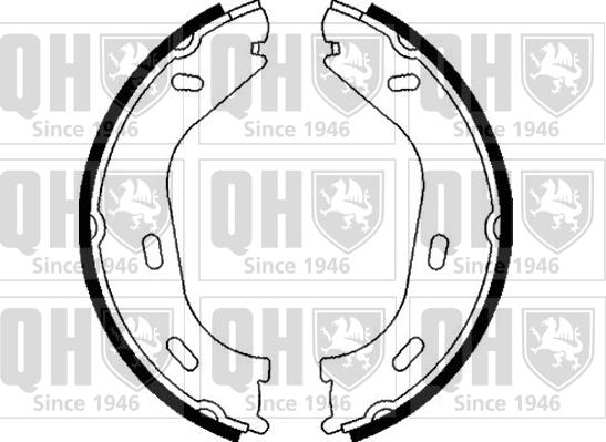 Quinton Hazell BS854 - Комплект гальм, ручник, парковка avtolavka.club