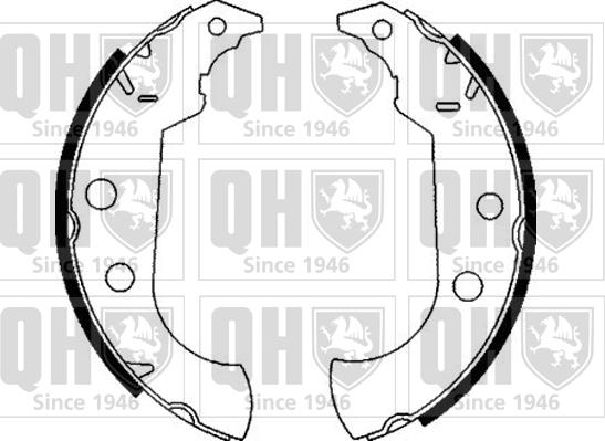Quinton Hazell BS833 - Комплект гальм, барабанний механізм avtolavka.club