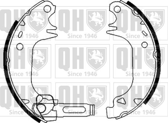 Quinton Hazell BS837 - Комплект гальм, барабанний механізм avtolavka.club