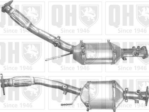 Quinton Hazell QDPF11059P - Сажі / частковий фільтр, система вихлопу ОГ avtolavka.club