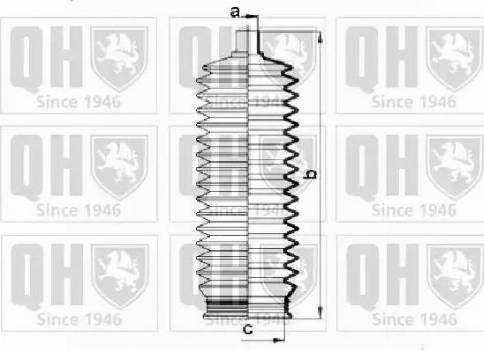 Quinton Hazell QG1450 - Комплект пилника, рульове управління avtolavka.club