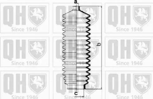 Quinton Hazell QG1036 - Комплект пилника, рульове управління avtolavka.club