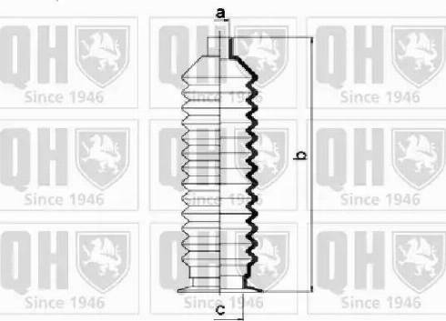 Quinton Hazell QG1327 - Комплект пилника, рульове управління avtolavka.club