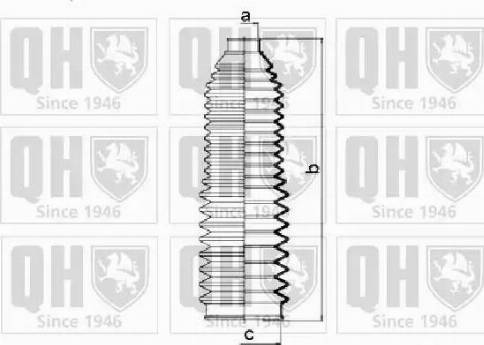 Quinton Hazell QG1423 - Комплект пилника, рульове управління avtolavka.club