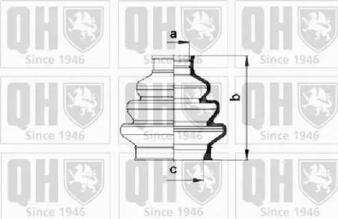 Quinton Hazell QJB944 - Пильник, приводний вал avtolavka.club