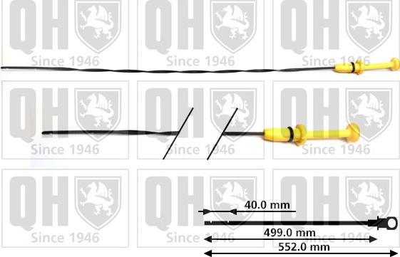 Quinton Hazell QOD101 - Покажчик рівня масла avtolavka.club