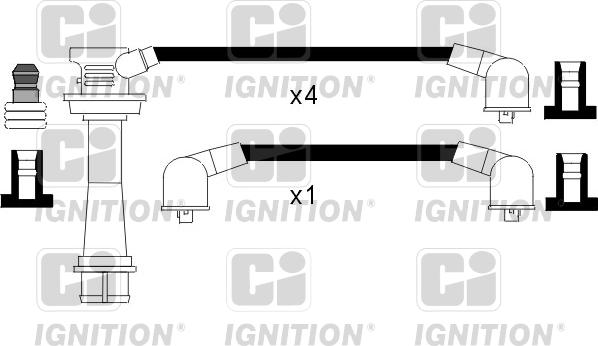 Quinton Hazell XC943 - Комплект проводів запалювання avtolavka.club