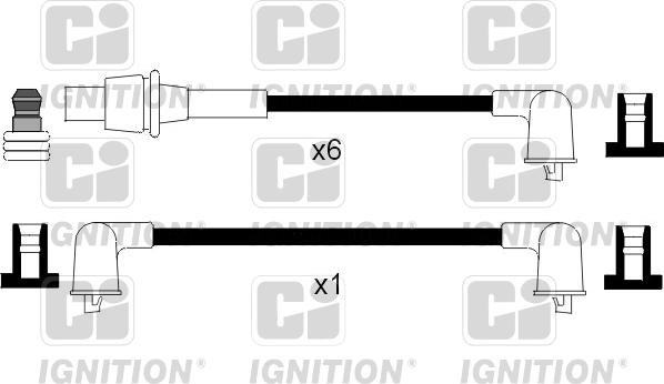 Quinton Hazell XC947 - Комплект проводів запалювання avtolavka.club