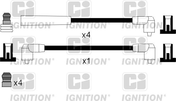 Quinton Hazell XC951 - Комплект проводів запалювання avtolavka.club