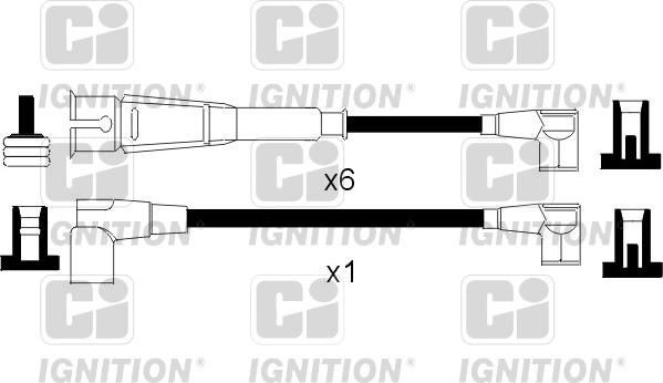 Quinton Hazell XC901 - Комплект проводів запалювання avtolavka.club