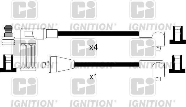 Quinton Hazell XC908 - Комплект проводів запалювання avtolavka.club