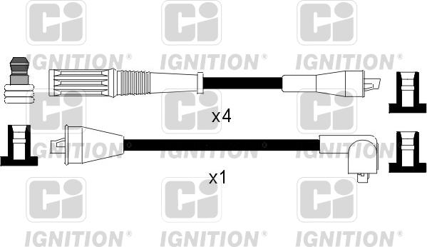 Quinton Hazell XC982 - Комплект проводів запалювання avtolavka.club