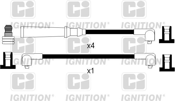 Quinton Hazell XC498 - Комплект проводів запалювання avtolavka.club