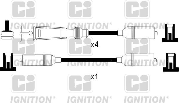 Quinton Hazell XC440 - Комплект проводів запалювання avtolavka.club