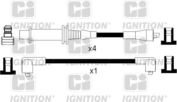 Quinton Hazell XC448 - Комплект проводів запалювання avtolavka.club